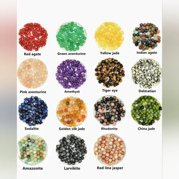 Elegant Faux Pearl and Gemstone Bracelet - Picture 4 of 4